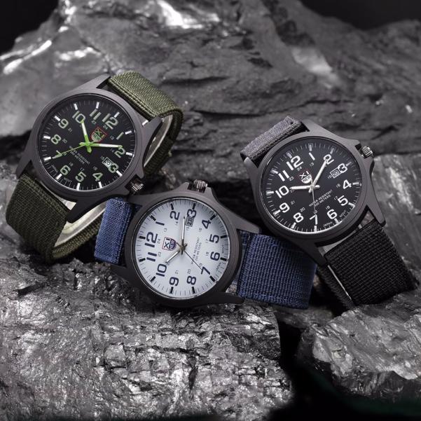 Outdoor Mens Date Stainless Steel Military Sports Analog Quartz Army Wrist Watch relogio masculino watch men часы мужские 2023
