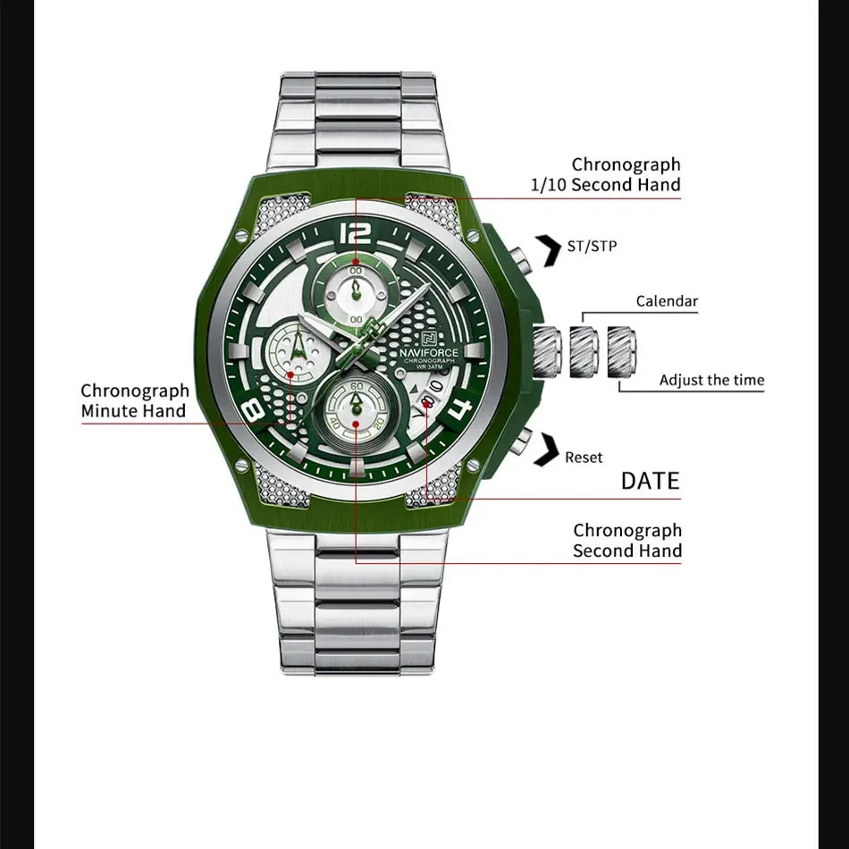 Naviforce Watch Men Quartz