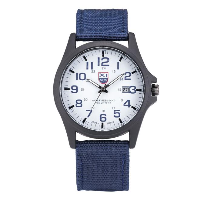 Outdoor Mens Date Stainless Steel Military Sports Analog Quartz Army Wrist Watch relogio masculino watch men часы мужские 2023