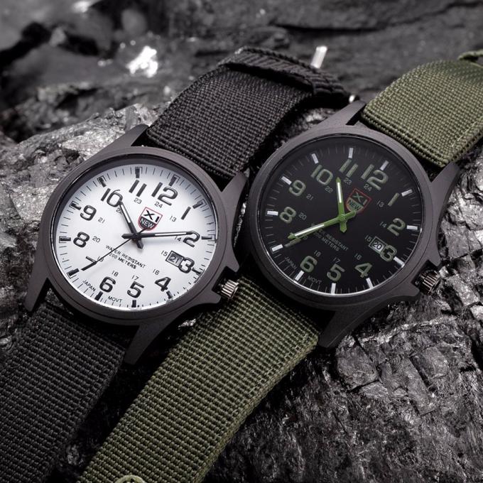 Outdoor Mens Date Stainless Steel Military Sports Analog Quartz Army Wrist Watch relogio masculino watch men часы мужские 2023