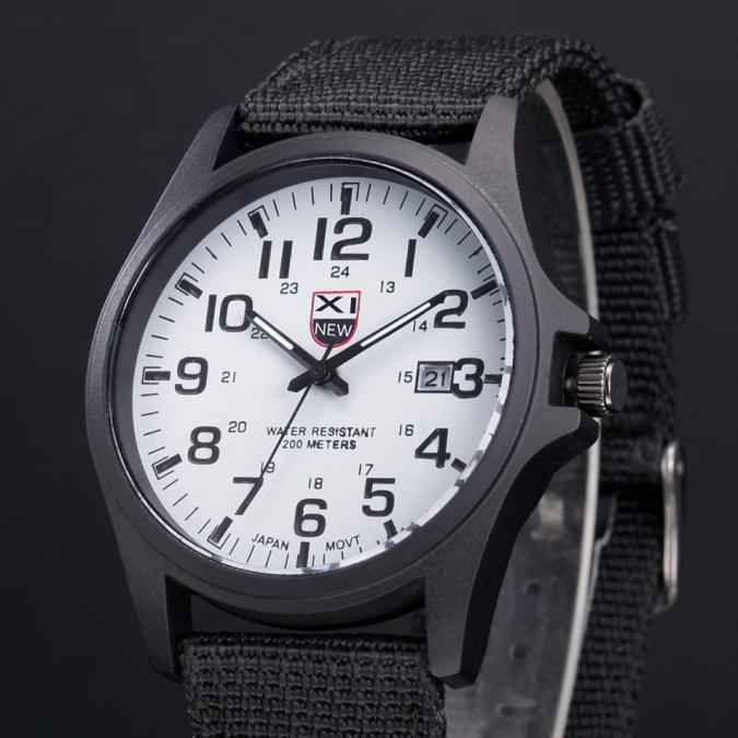 Outdoor Mens Date Stainless Steel Military Sports Analog Quartz Army Wrist Watch relogio masculino watch men часы мужские 2023