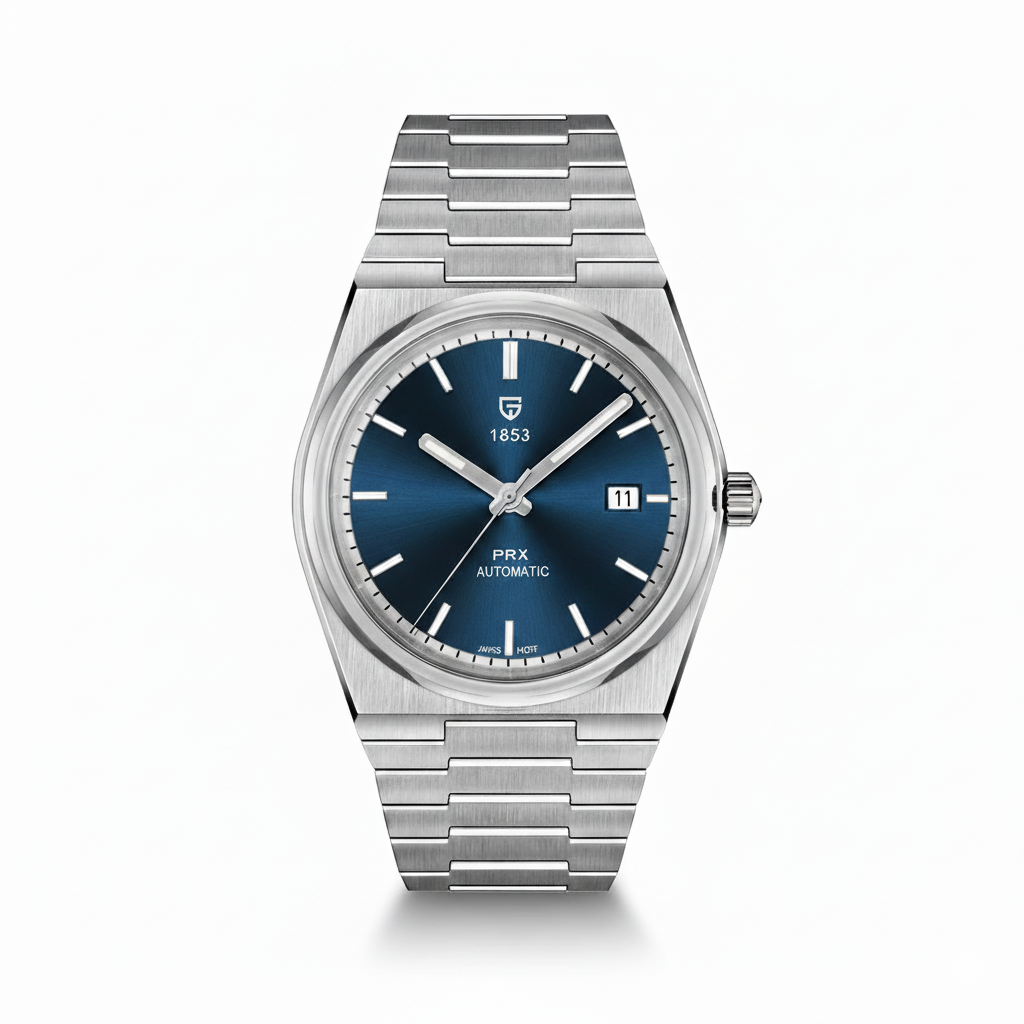 Tissot PRX Watch Band: 11mm/12mm Convex Metal Strap