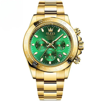 Gold Green Watch