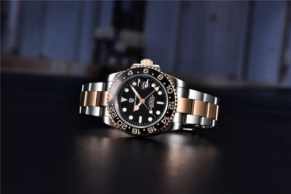 Pagani Design 40mm Automatic GMT Ceramic Watch