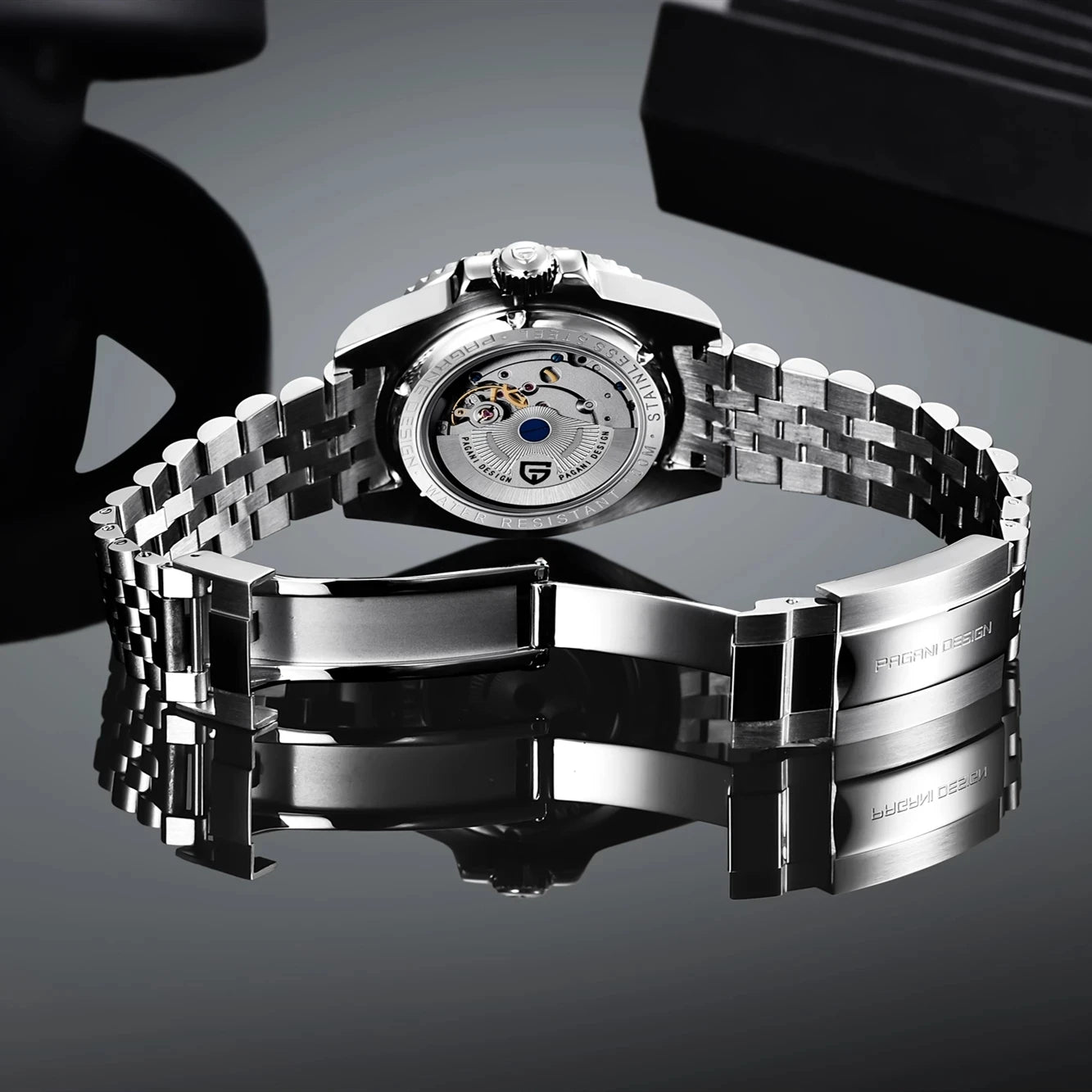 Pagani Design 40mm Automatic GMT Ceramic Watch
