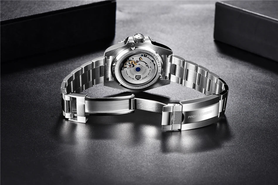 Pagani Design 40mm Automatic GMT Ceramic Watch