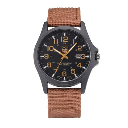 Outdoor Mens Date Stainless Steel Military Sports Analog Quartz Army Wrist Watch relogio masculino watch men часы мужские 2023