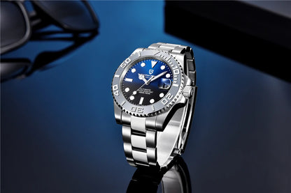 ⌚ PAGANI DESIGN Luxury Auto Watch: Steel, Sapphire, 100M WR