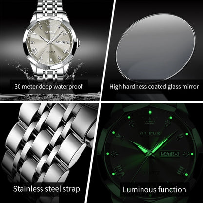 OLEVS Men's Watches Causal Fashion Original Quartz Watch