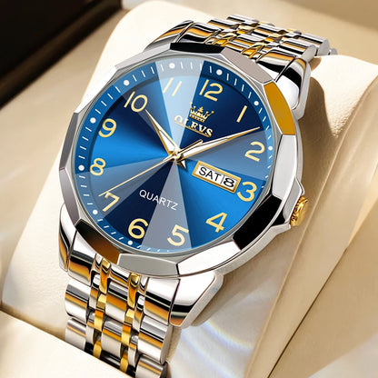 OLEVS Men's Watches Causal Fashion Original Quartz Watch