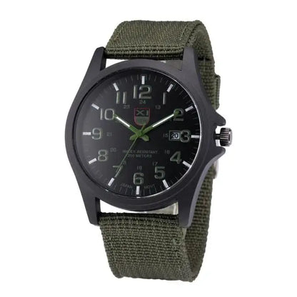 Outdoor Mens Date Stainless Steel Military Sports Analog Quartz Army Wrist Watch relogio masculino watch men часы мужские 2023