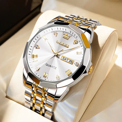 OLEVS Men's Watches Causal Fashion Original Quartz Watch