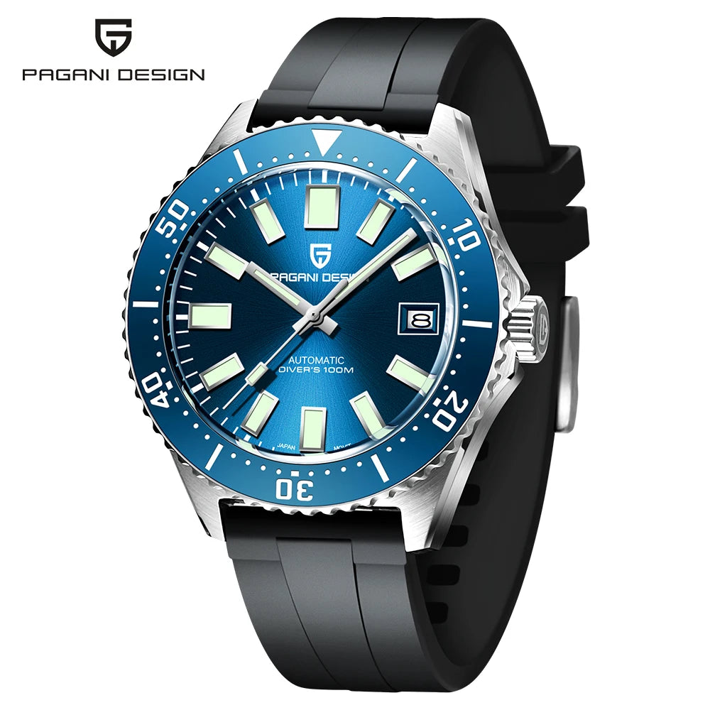 PAGANI DESIGN Men's Automatic Mechanical Watch Sport Waterproof Watch Sapphire Glass Mechanical Men's Watch Relogio Masculino