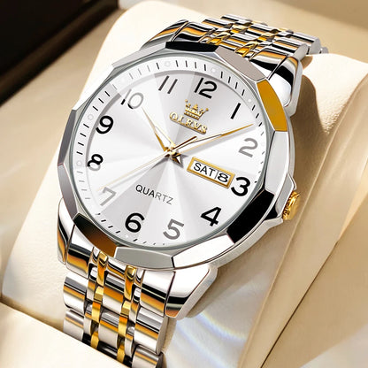 OLEVS Men's Watches Causal Fashion Original Quartz Watch