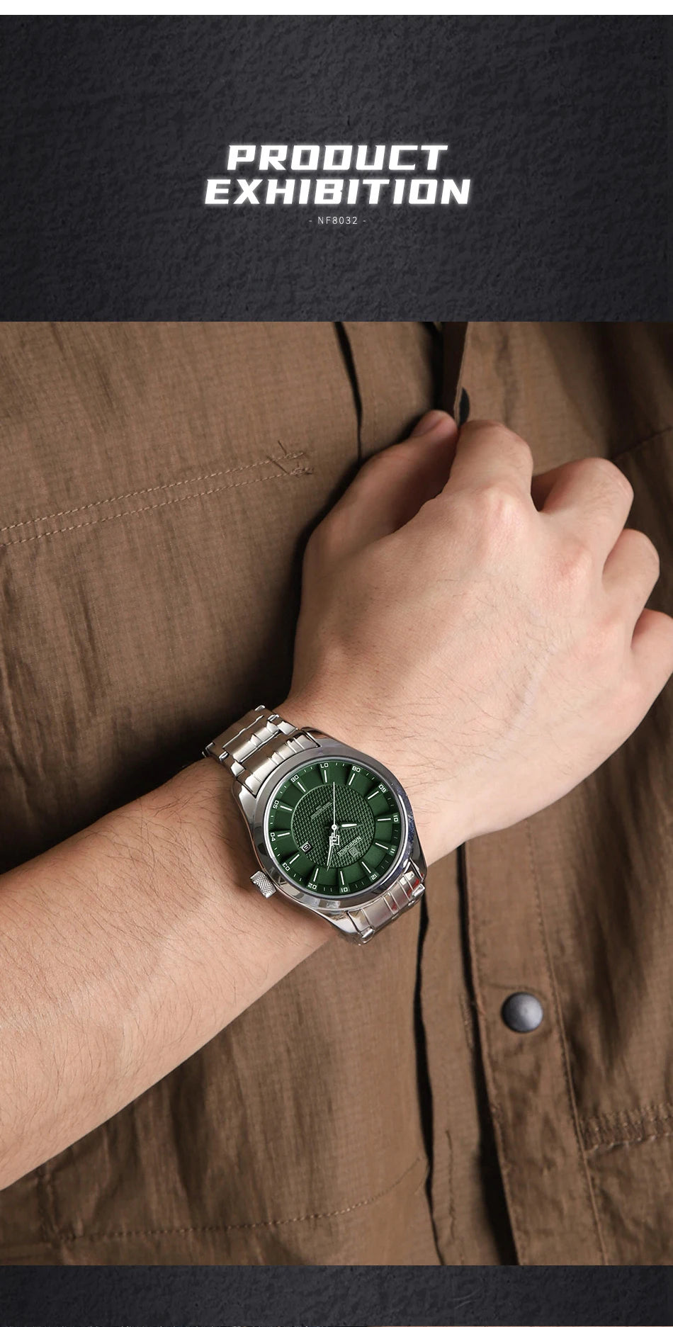 NAVIFORCE 30m Waterproof Quartz Watch for Men