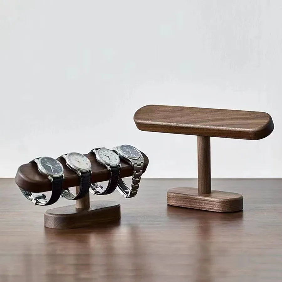Walnut Watch Bracket Display Holder