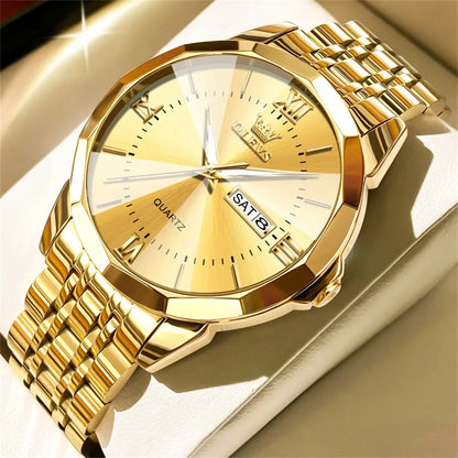 OLEVS Men's Watches Causal Fashion Original Quartz Watch