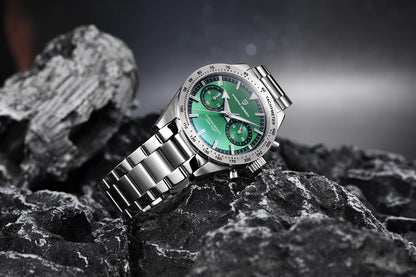 PAGANI DESIGN Retro Moon Watch: Luxury Quartz Chronograph