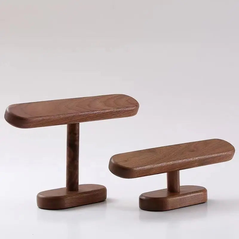 Walnut Watch Bracket Display Holder