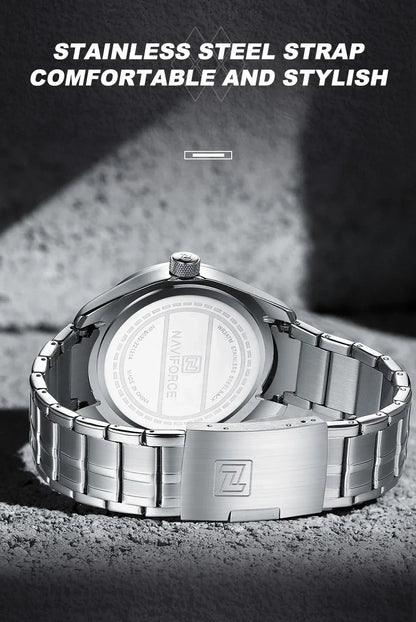 NAVIFORCE 30m Waterproof Quartz Watch for Men