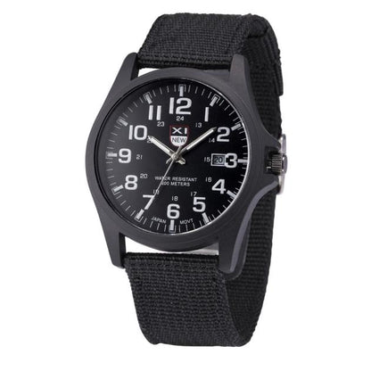 Outdoor Mens Date Stainless Steel Military Sports Analog Quartz Army Wrist Watch relogio masculino watch men часы мужские 2023