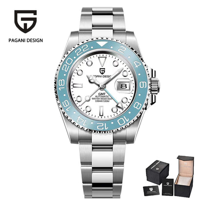 Pagani Design 40mm Automatic GMT Ceramic Watch