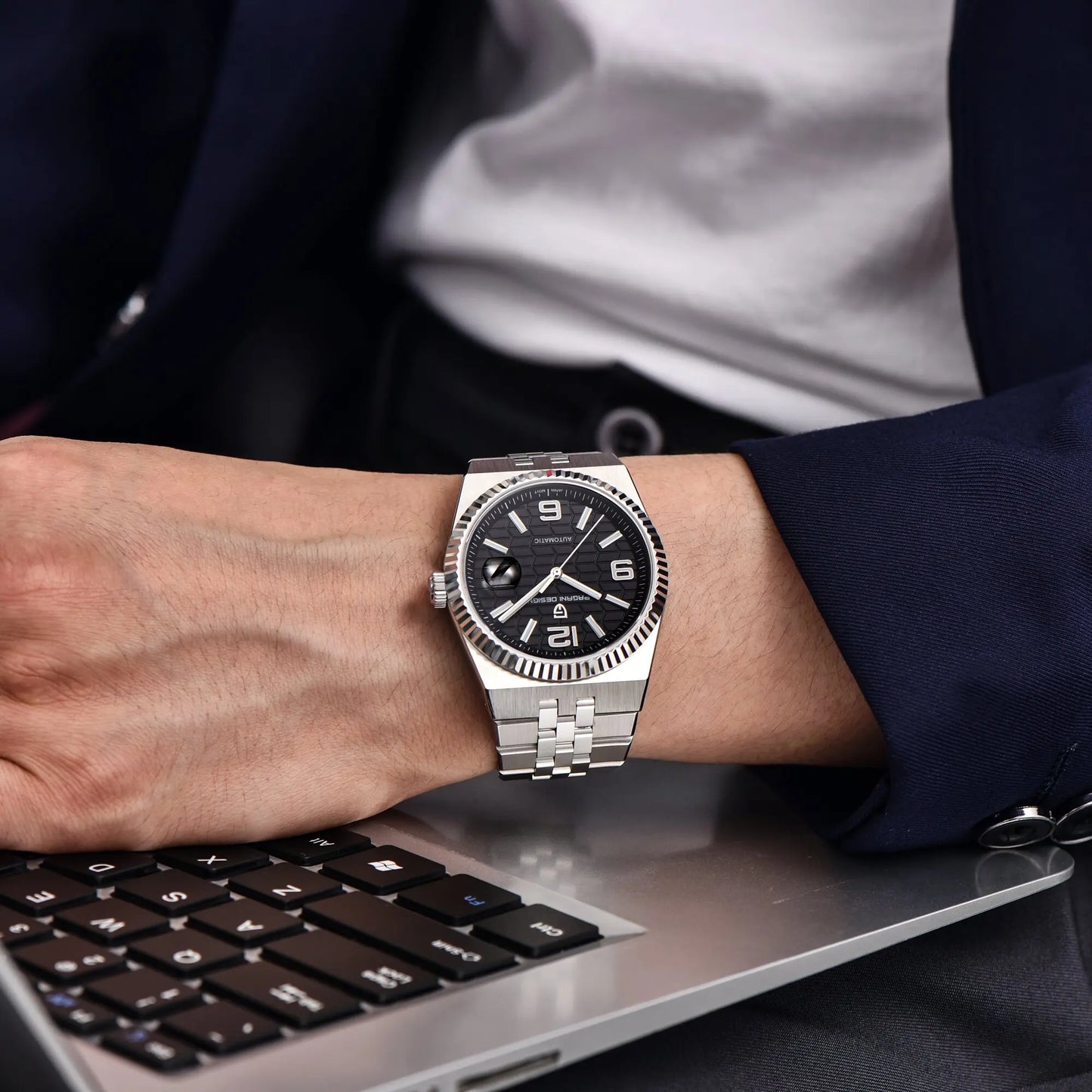 Pagani - Exquisite Sapphire Automatic Watch