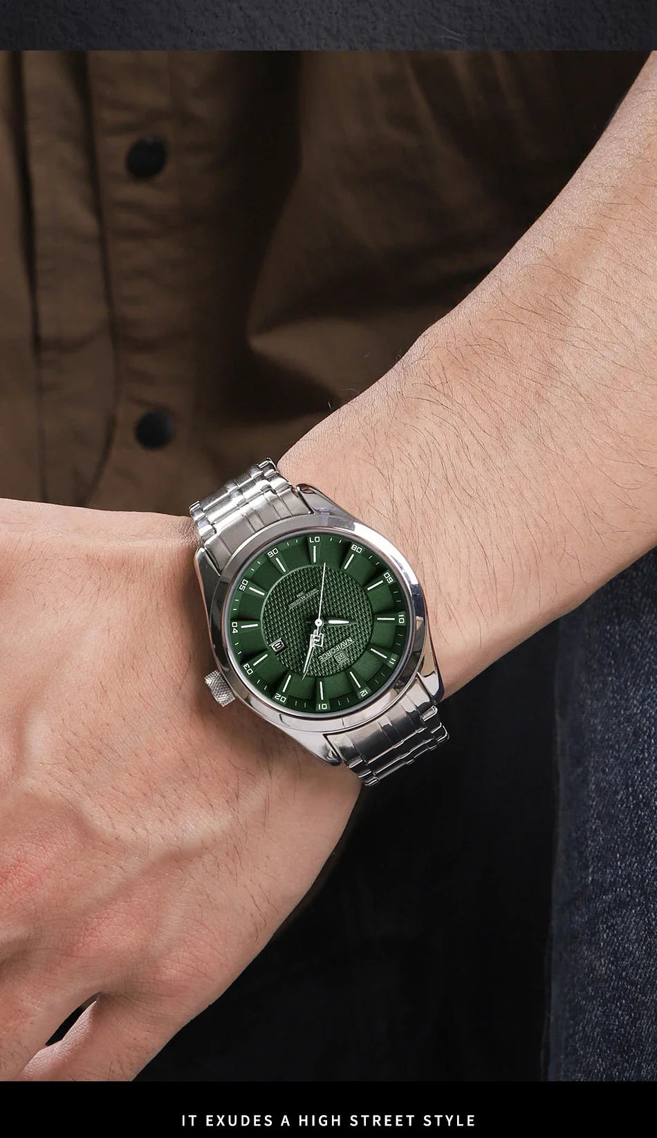 NAVIFORCE 30m Waterproof Quartz Watch for Men