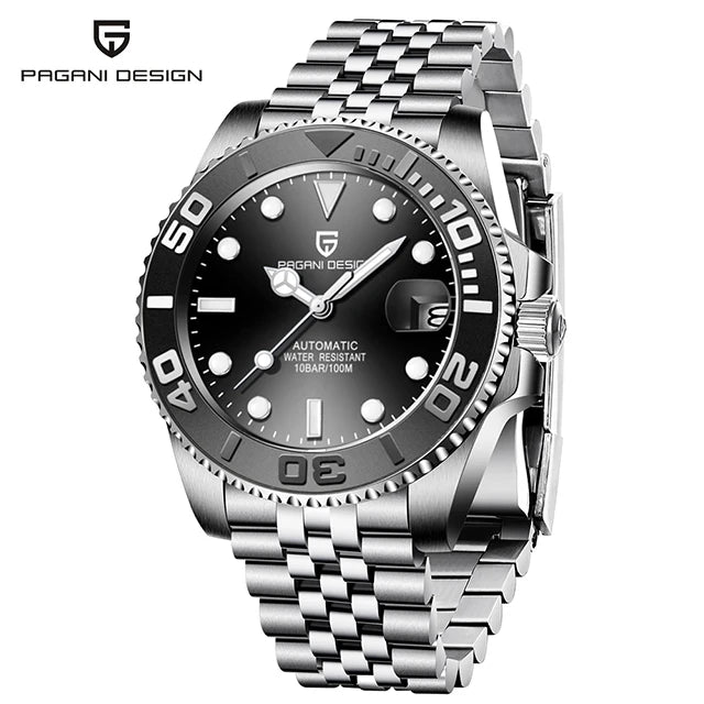 ⌚ PAGANI DESIGN Luxury Auto Watch: Steel, Sapphire, 100M WR