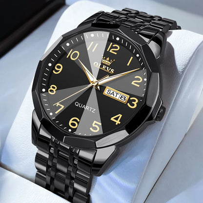 OLEVS Men's Watches Causal Fashion Original Quartz Watch