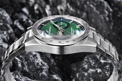 PAGANI DESIGN Retro Moon Watch: Luxury Quartz Chronograph