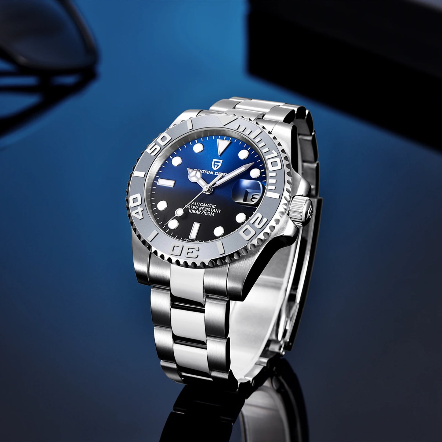 ⌚ PAGANI DESIGN Luxury Auto Watch: Steel, Sapphire, 100M WR