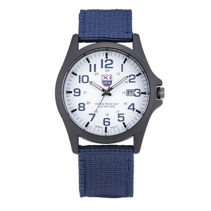 Outdoor Mens Date Stainless Steel Military Sports Analog Quartz Army Wrist Watch relogio masculino watch men часы мужские 2023