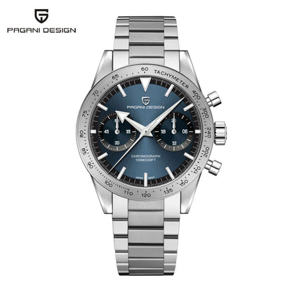 PAGANI DESIGN Retro Moon Watch: Luxury Quartz Chronograph