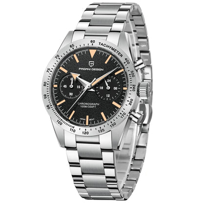 PAGANI DESIGN Retro Moon Watch: Luxury Quartz Chronograph