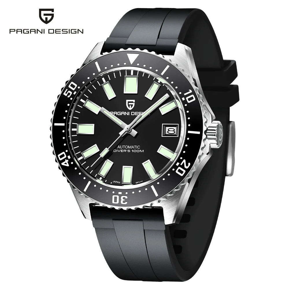 PAGANI DESIGN Men's Automatic Mechanical Watch Sport Waterproof Watch Sapphire Glass Mechanical Men's Watch Relogio Masculino