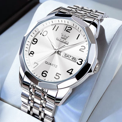 OLEVS Men's Watches Causal Fashion Original Quartz Watch