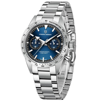 PAGANI DESIGN Retro Moon Watch: Luxury Quartz Chronograph