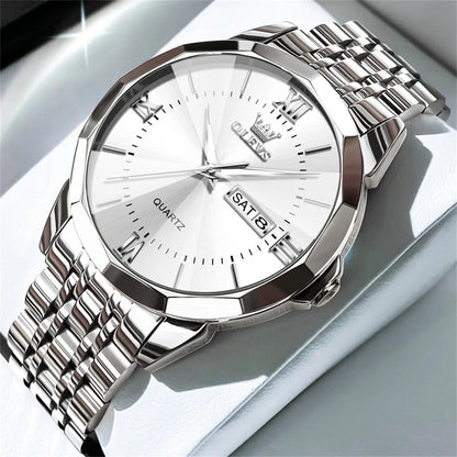 OLEVS Men's Watches Causal Fashion Original Quartz Watch