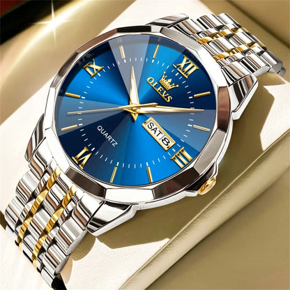 OLEVS Men's Watches Causal Fashion Original Quartz Watch