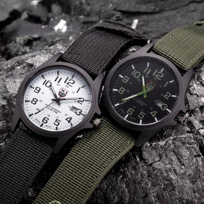 Outdoor Mens Date Stainless Steel Military Sports Analog Quartz Army Wrist Watch relogio masculino watch men часы мужские 2023