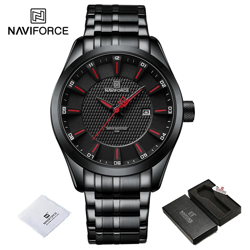 NAVIFORCE 30m Waterproof Quartz Watch for Men