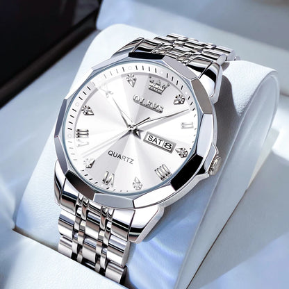 OLEVS Men's Watches Causal Fashion Original Quartz Watch