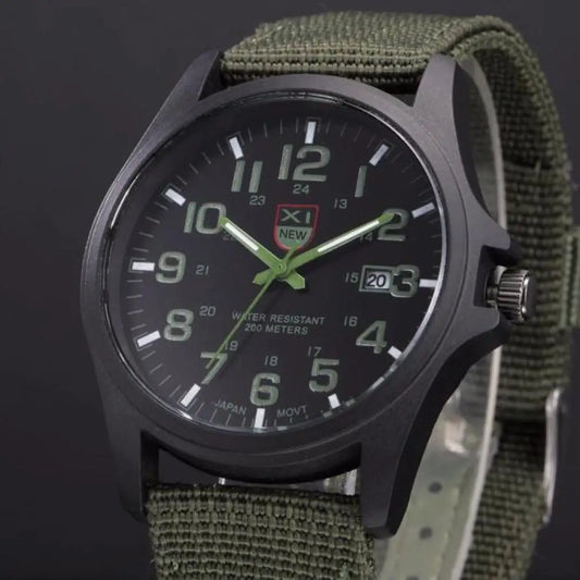 Outdoor Mens Date Stainless Steel Military Sports Analog Quartz Army Wrist Watch relogio masculino watch men часы мужские 2023