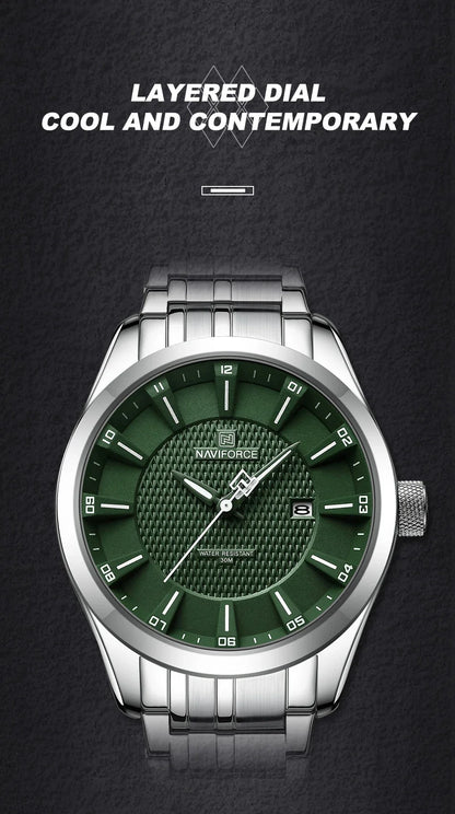 NAVIFORCE 30m Waterproof Quartz Watch for Men