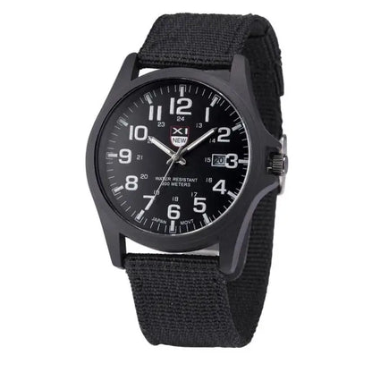Outdoor Mens Date Stainless Steel Military Sports Analog Quartz Army Wrist Watch relogio masculino watch men часы мужские 2023