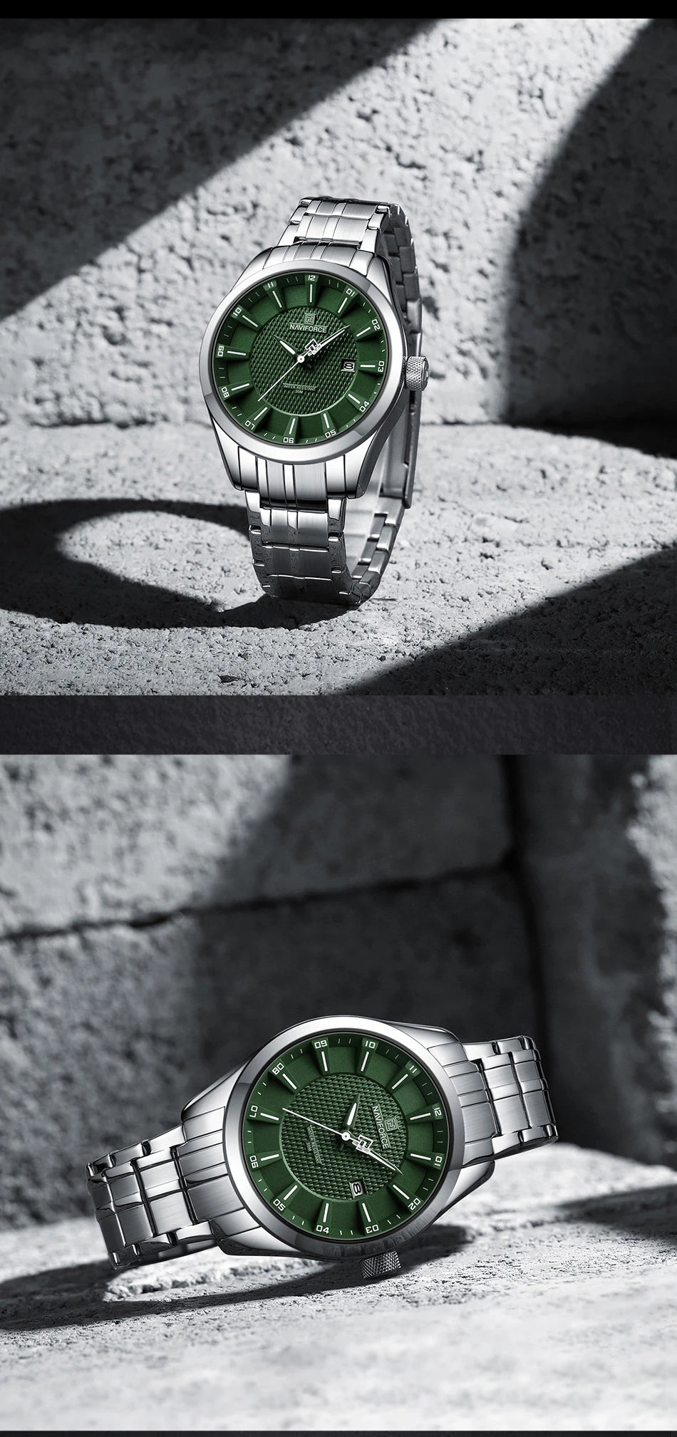 NAVIFORCE 30m Waterproof Quartz Watch for Men