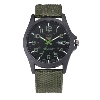 Outdoor Mens Date Stainless Steel Military Sports Analog Quartz Army Wrist Watch relogio masculino watch men часы мужские 2023