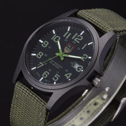 Outdoor Mens Date Stainless Steel Military Sports Analog Quartz Army Wrist Watch relogio masculino watch men часы мужские 2023