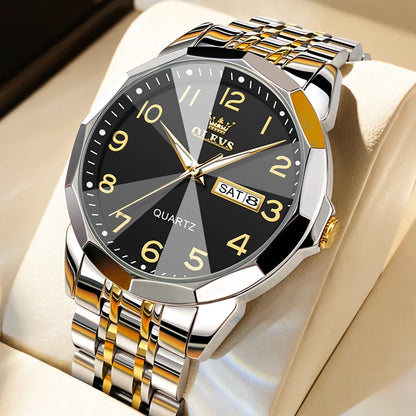 OLEVS Men's Watches Causal Fashion Original Quartz Watch